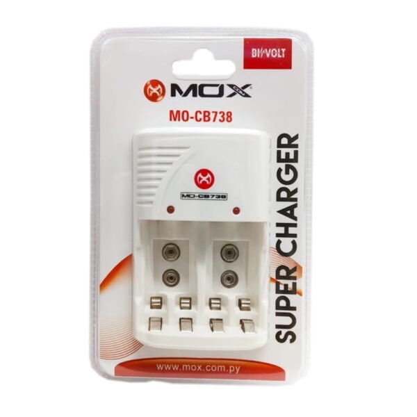 Cargador de pilas MOX MO-CB738