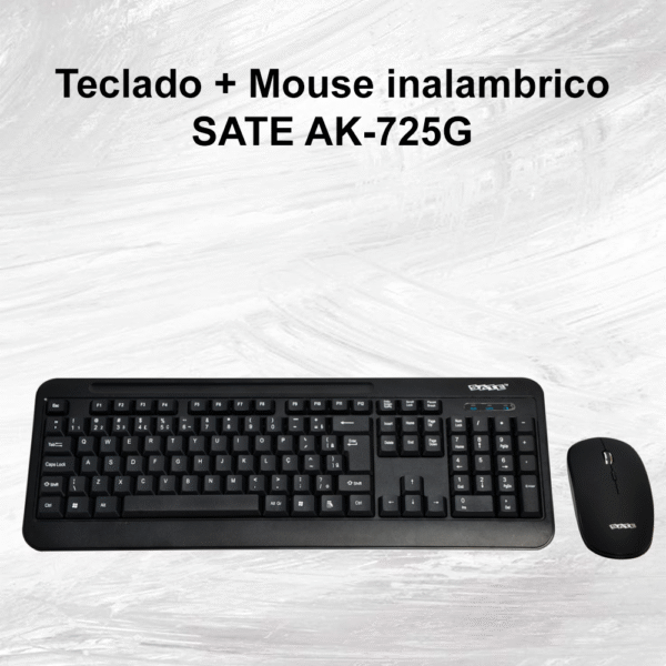Teclado inalambrico + Mouse AK-725G