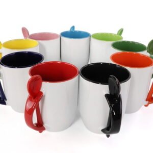 Taza personalizada con cucharita