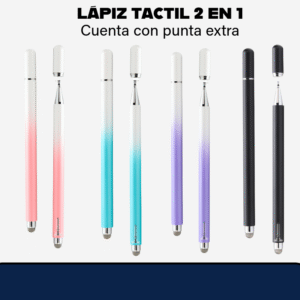 Lapiz táctil 2 en 1 Punta Fina / Gruesa