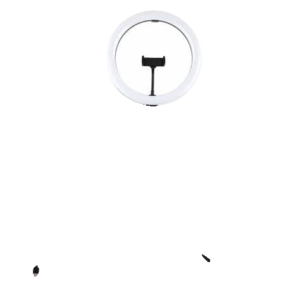 Tripode 2m con aro LED 30 cm