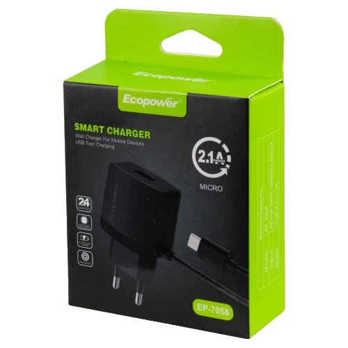 Cargador micro USB Ecopower EP-7070