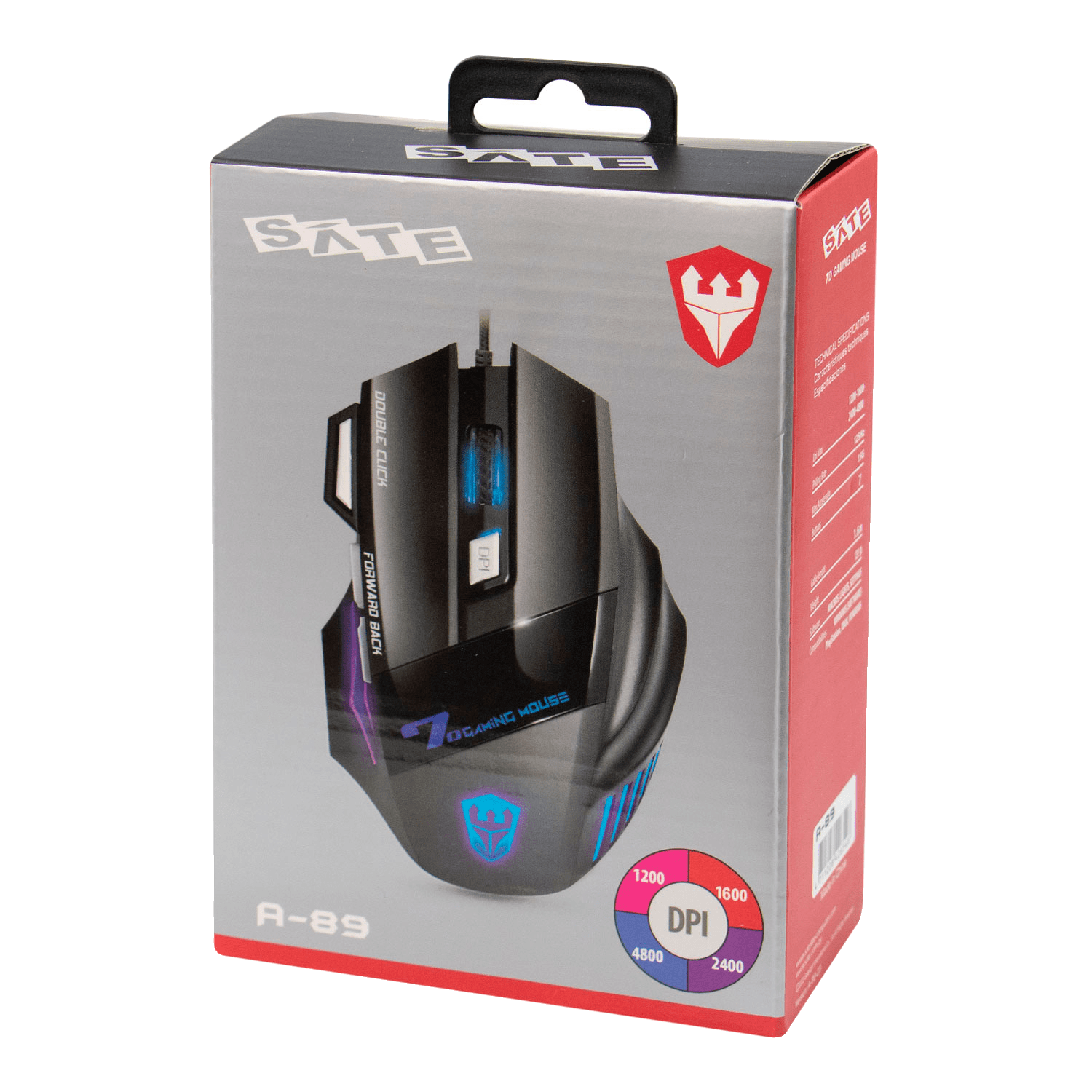 Mouse SATE A-89 7 Botones