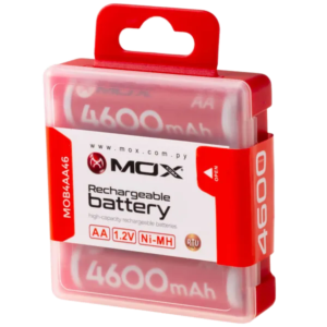 4 pilas mox recargables 4.600mAh