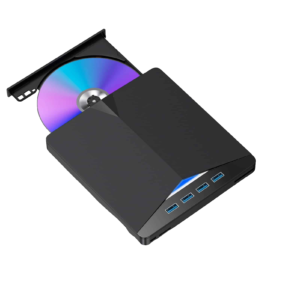 Lector Grabador DVD Externo RW USB-C SD 7 en 1