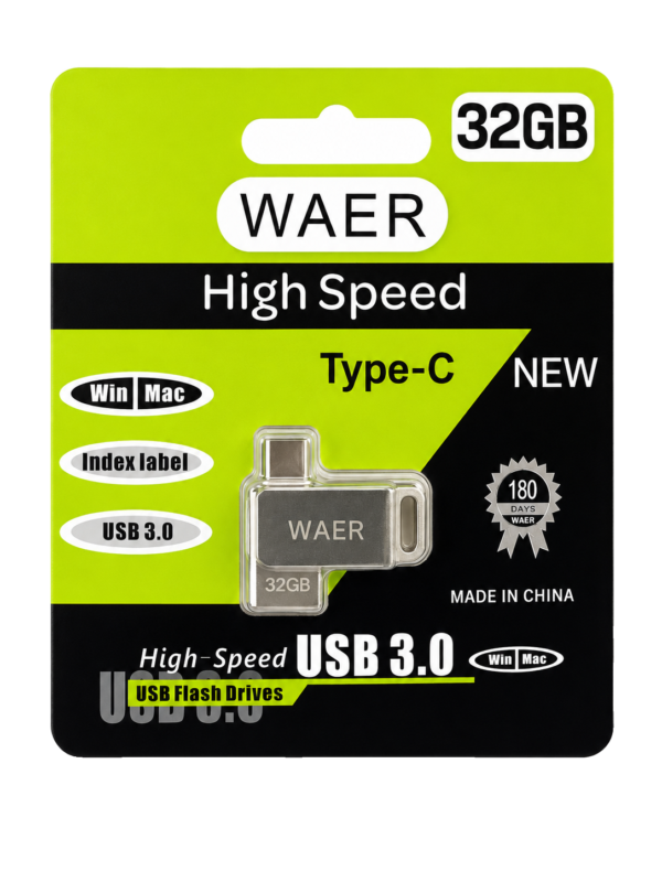 Pendrive 32GB tipo c y usb