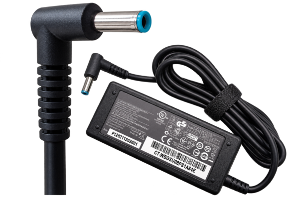Cargador para HP punta fina azul